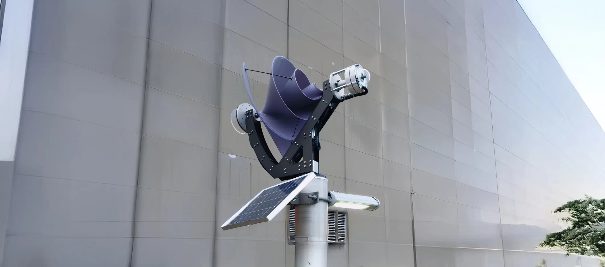 Implementation of the combined (hybrid) project of Archimedes wind turbine (VAWT) and solar panel installed on the roof of a residential building