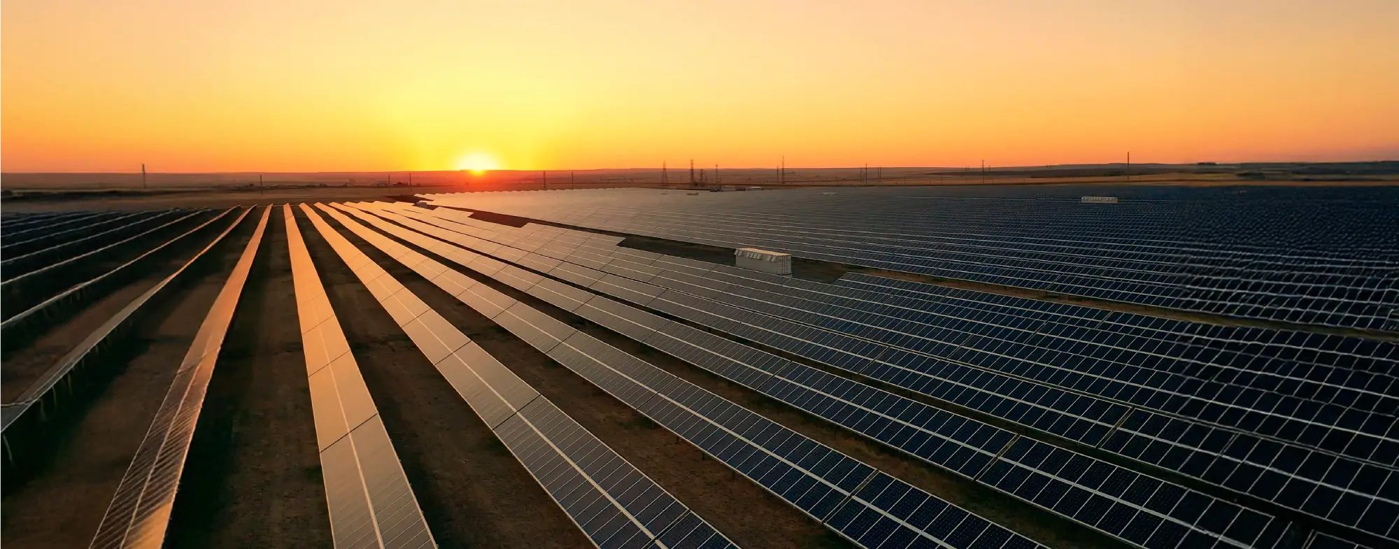 Installing a solar inverter in a large-scale solar power plant